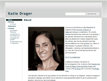 Tablet Screenshot of katiedrager.com
